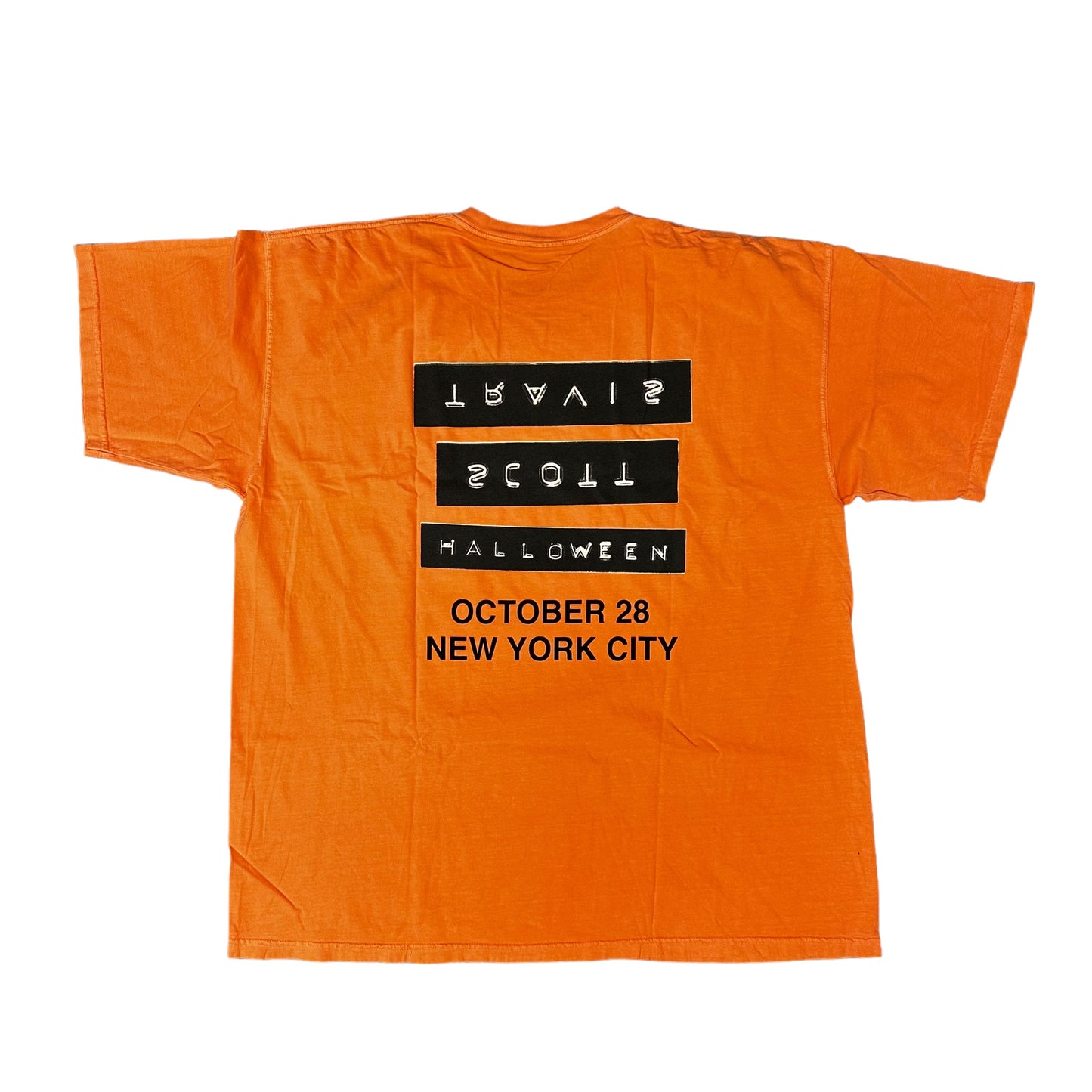 Travis Scott Chainsaw Massacre Orange Tee