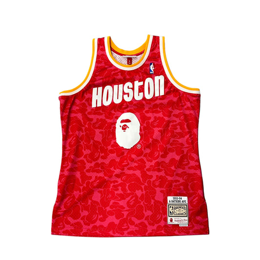 BAPE x Houston Rockets Red Jersey