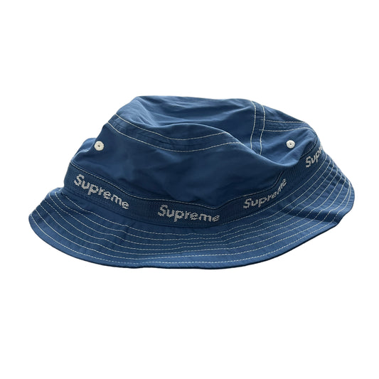 Supreme Webbing Crusher Bucket Hat “Blue”