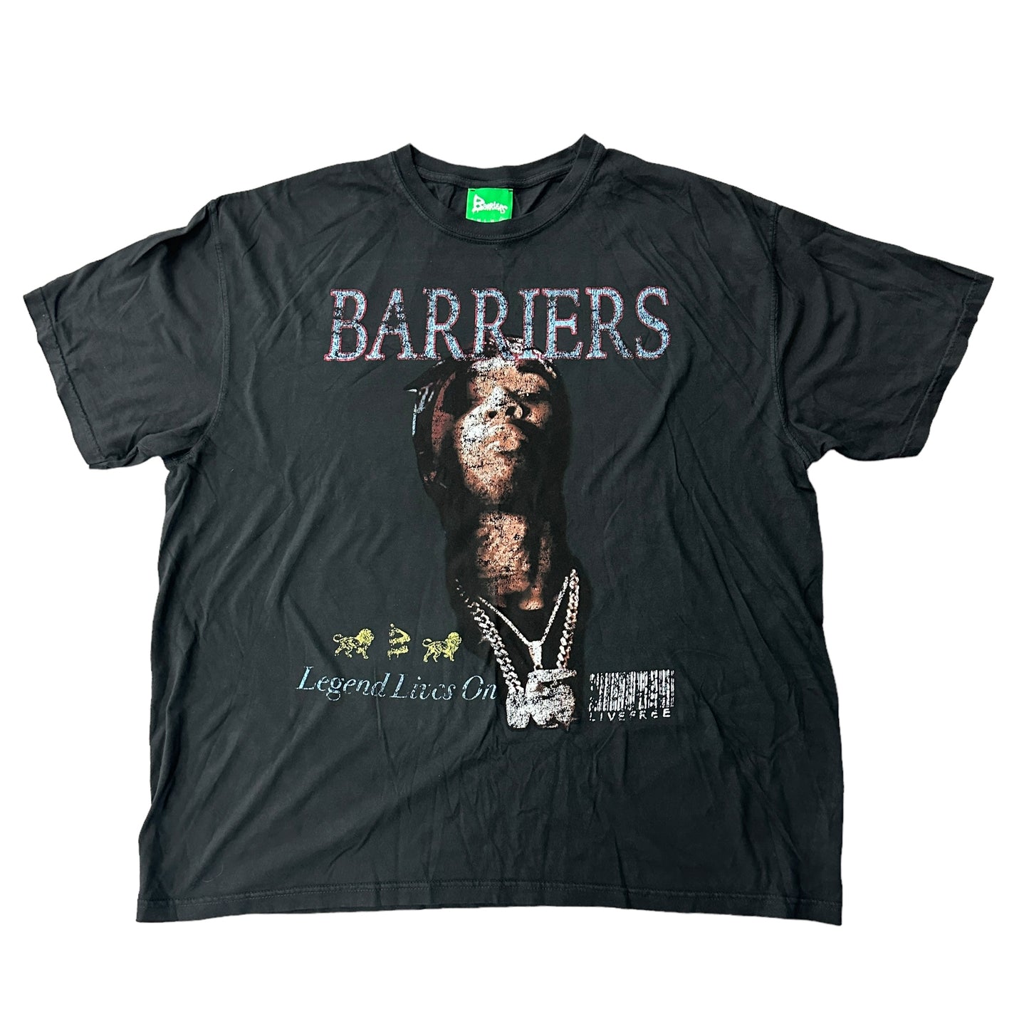 Barriers Pop Smoke Black Tee