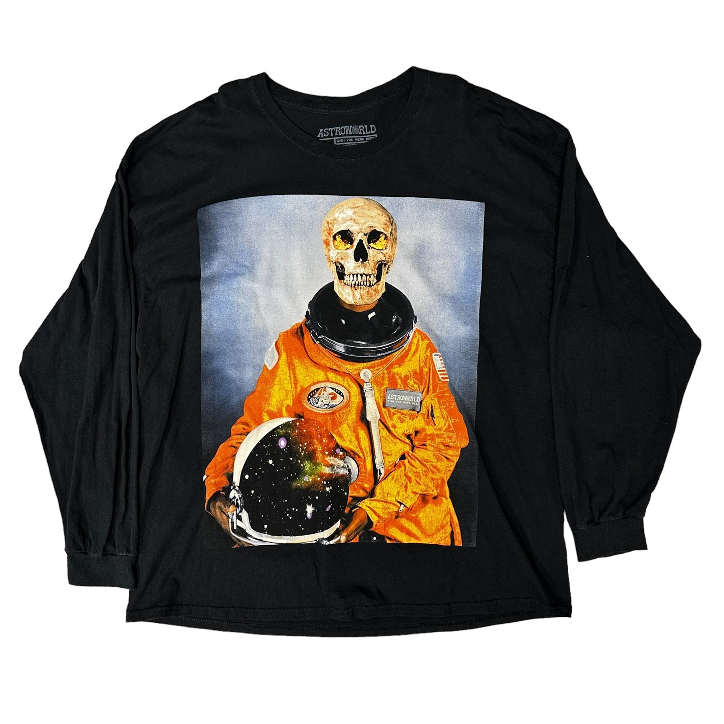 Travis Scott Astroworld Fest ‘18 Astronaut L/S Black Tee