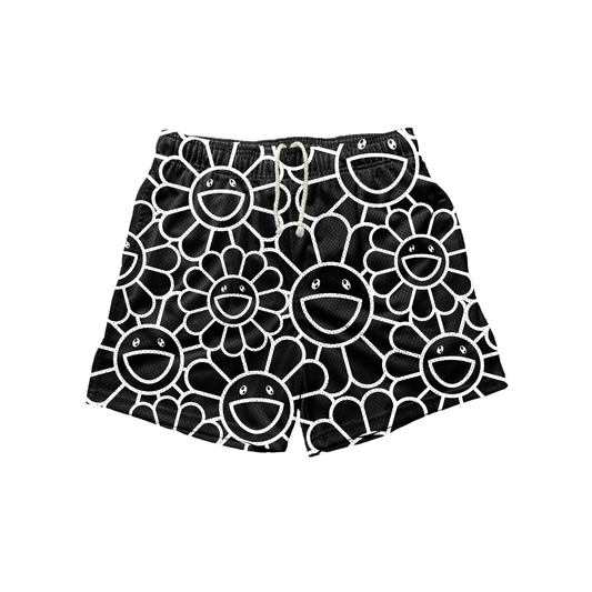 Flower Monogram Shorts