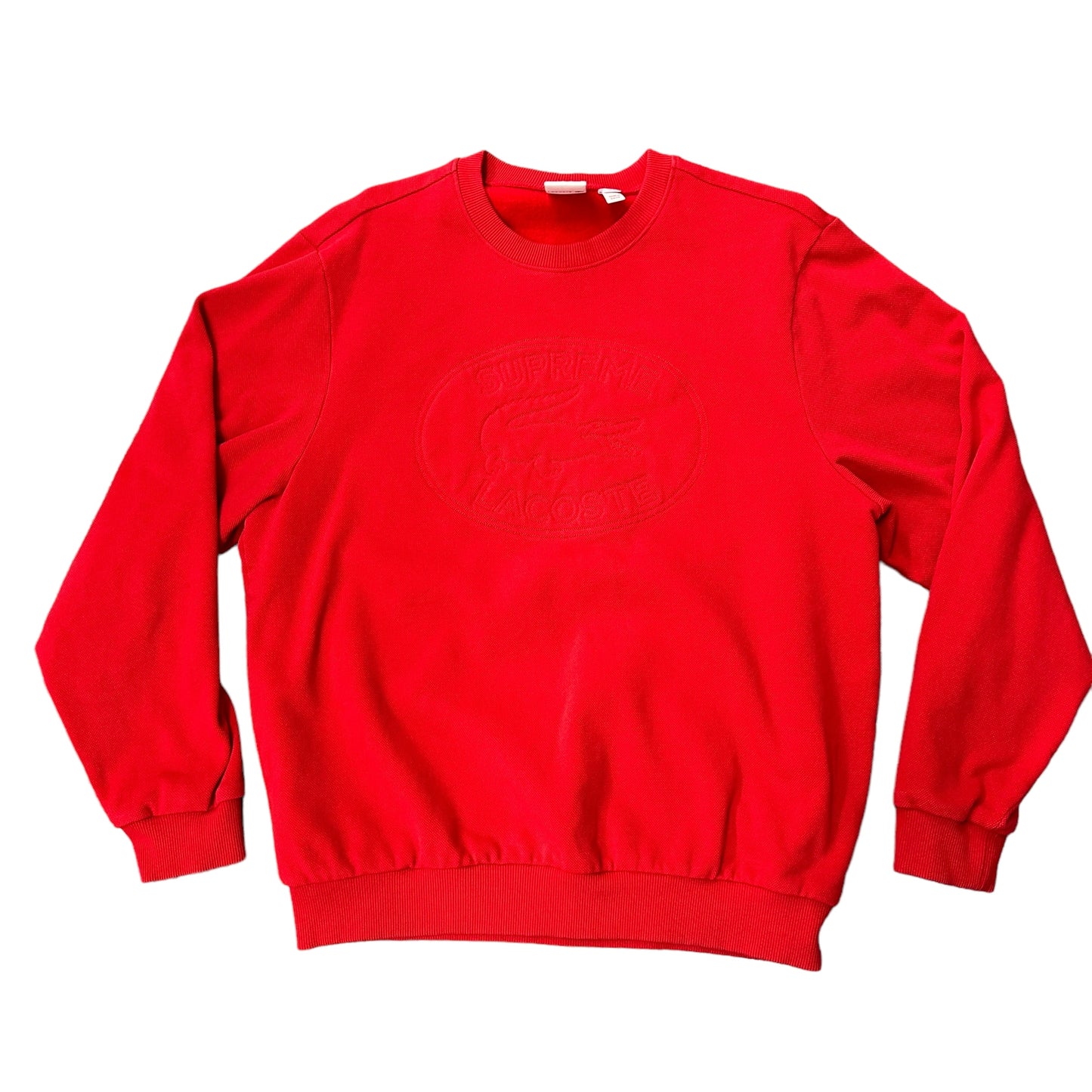 Supreme x Lacoste Red Crewneck