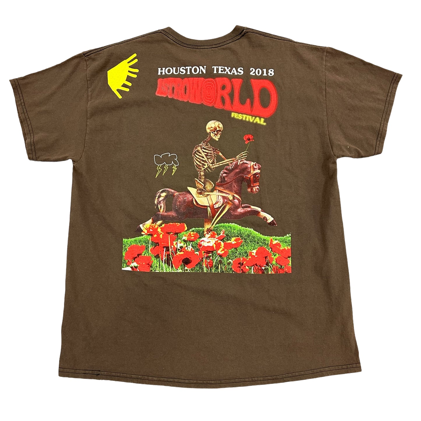 Travis Scott Astroworld Festival Brown Tee