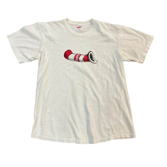 Supreme Cat In The Hat White Tee