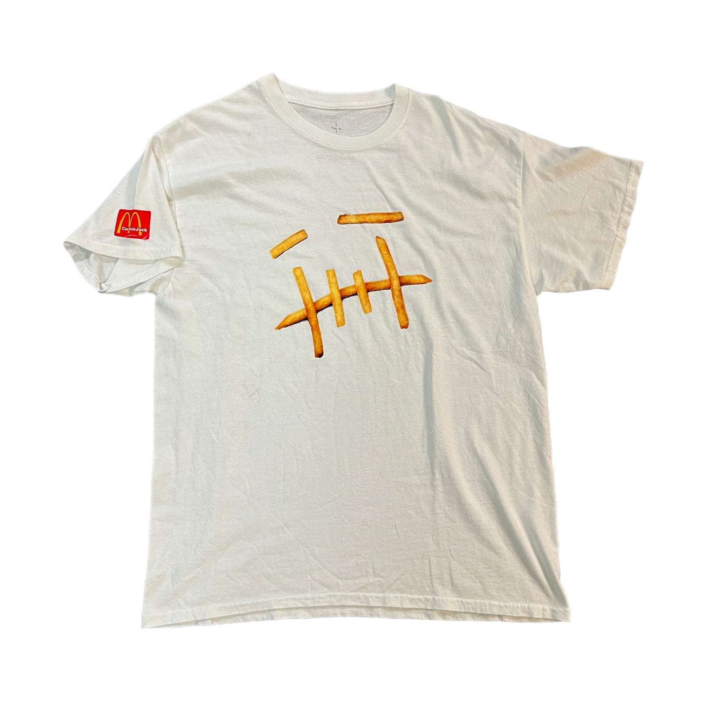 Travis McDonalds Fries White Tee