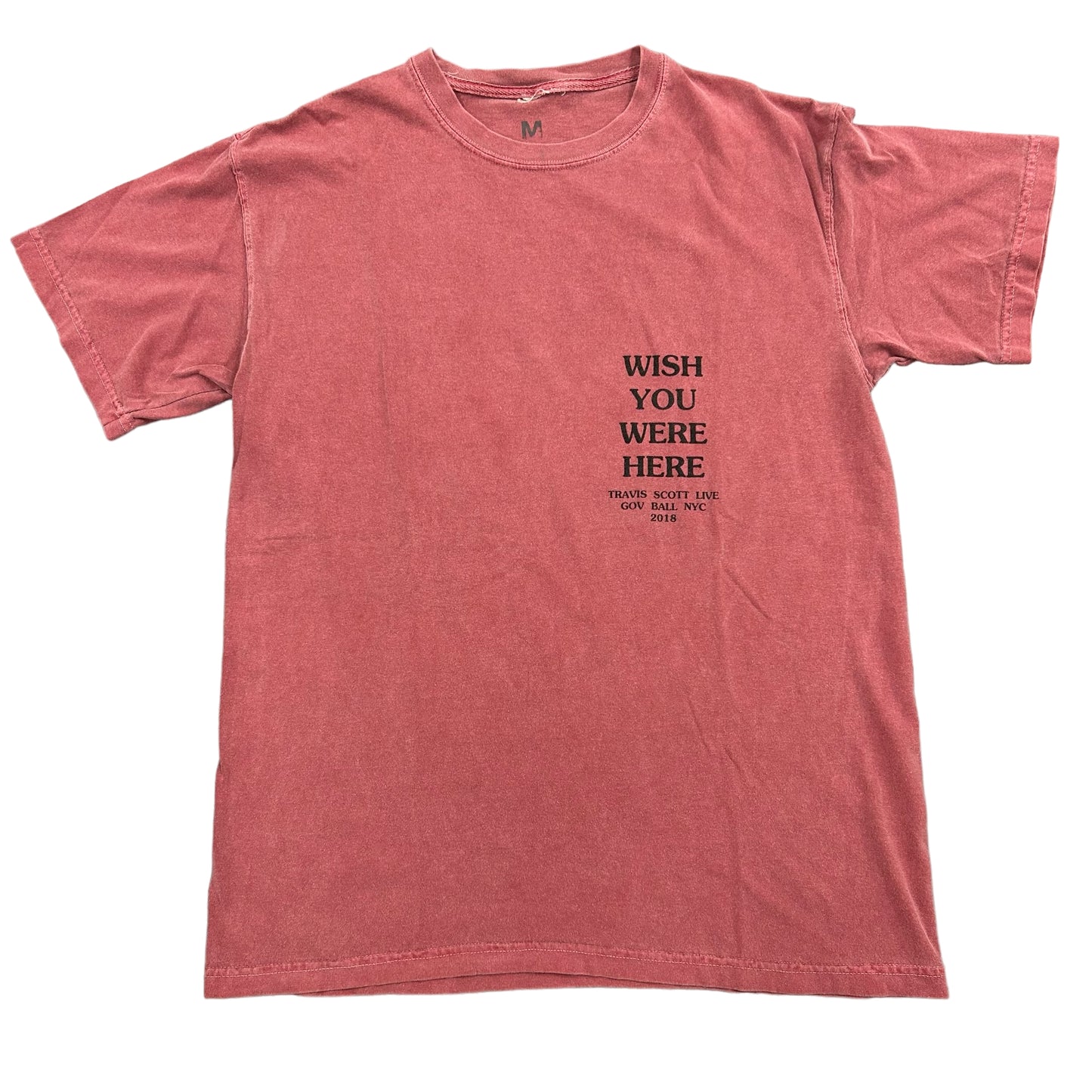 Travis Scott Gov Ball NYC Maroon Tee