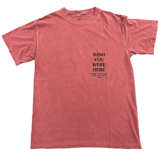 Travis Scott Gov Ball NYC Maroon Tee