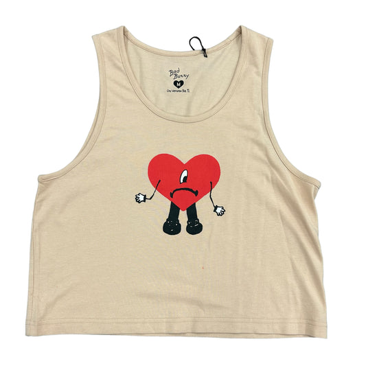 Bad Bunny Heart Crop Tee