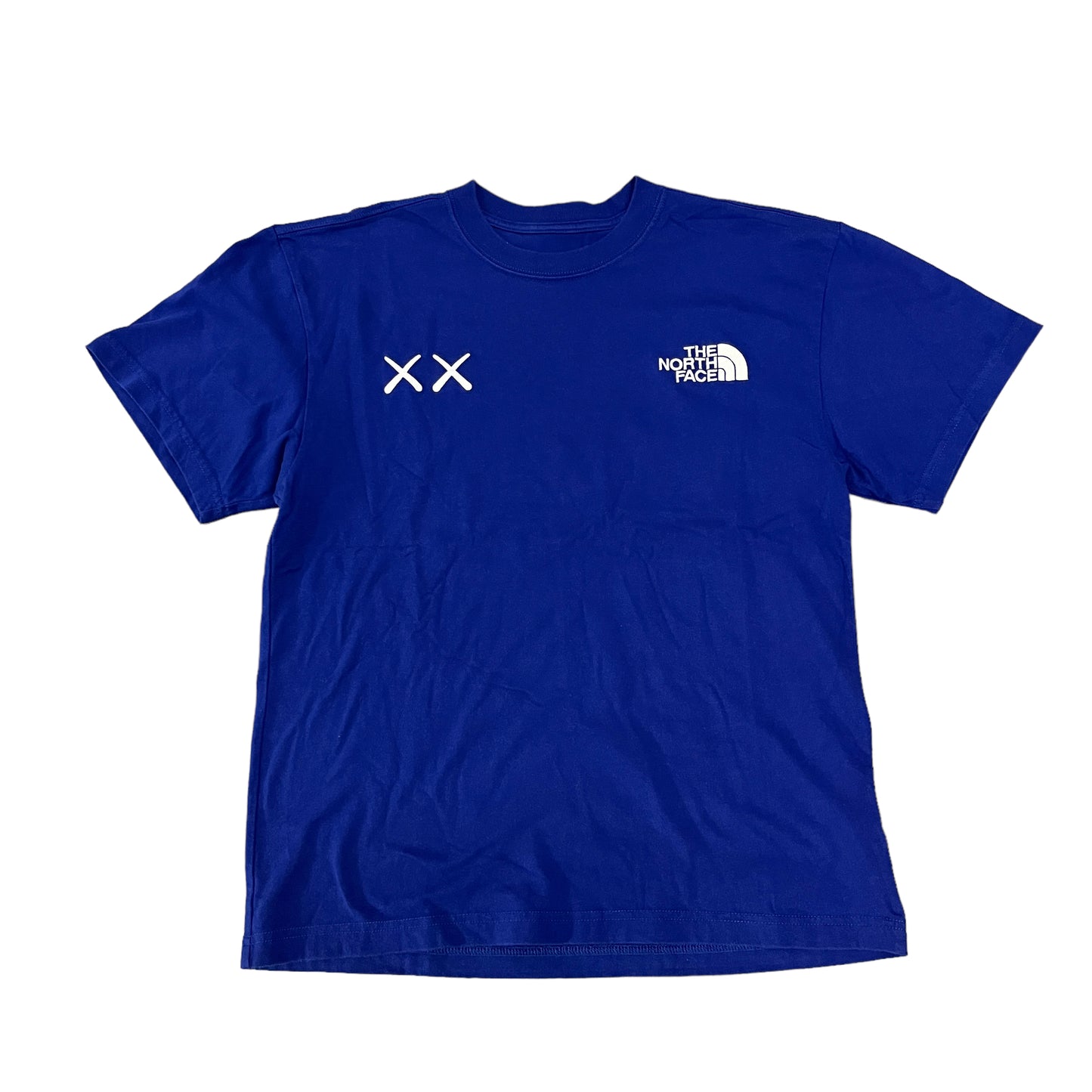 Kaws x North Face Blue Tee