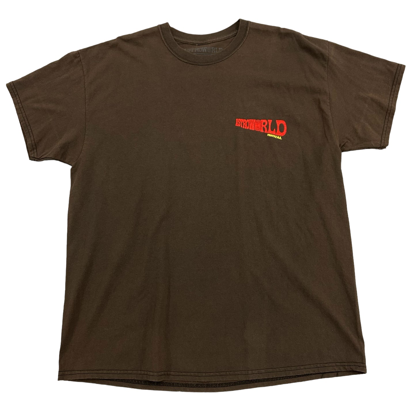 Travis Scott Astroworld Festival Brown Tee