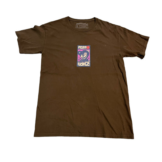 Travis Scott Astroworld Fest 2021 Bear Brown Tee