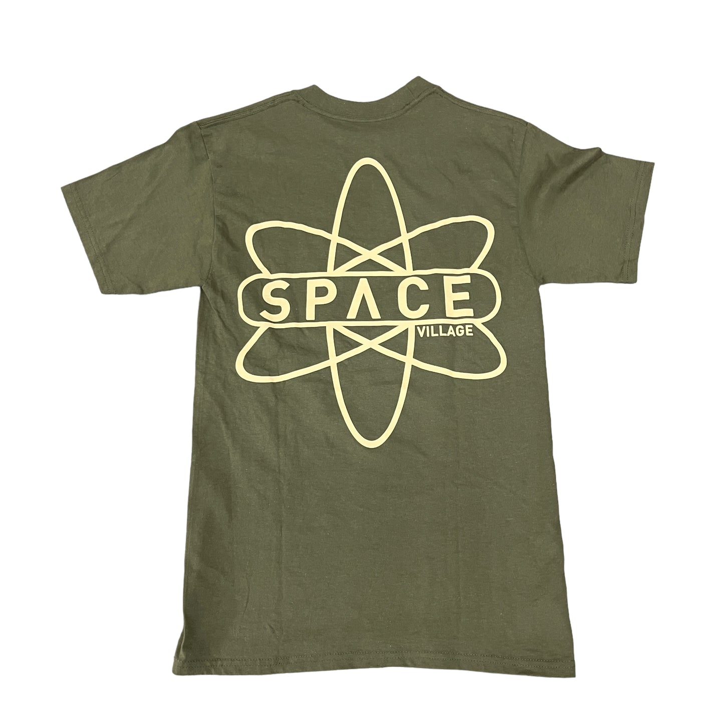 Space Village Logo Green Tee