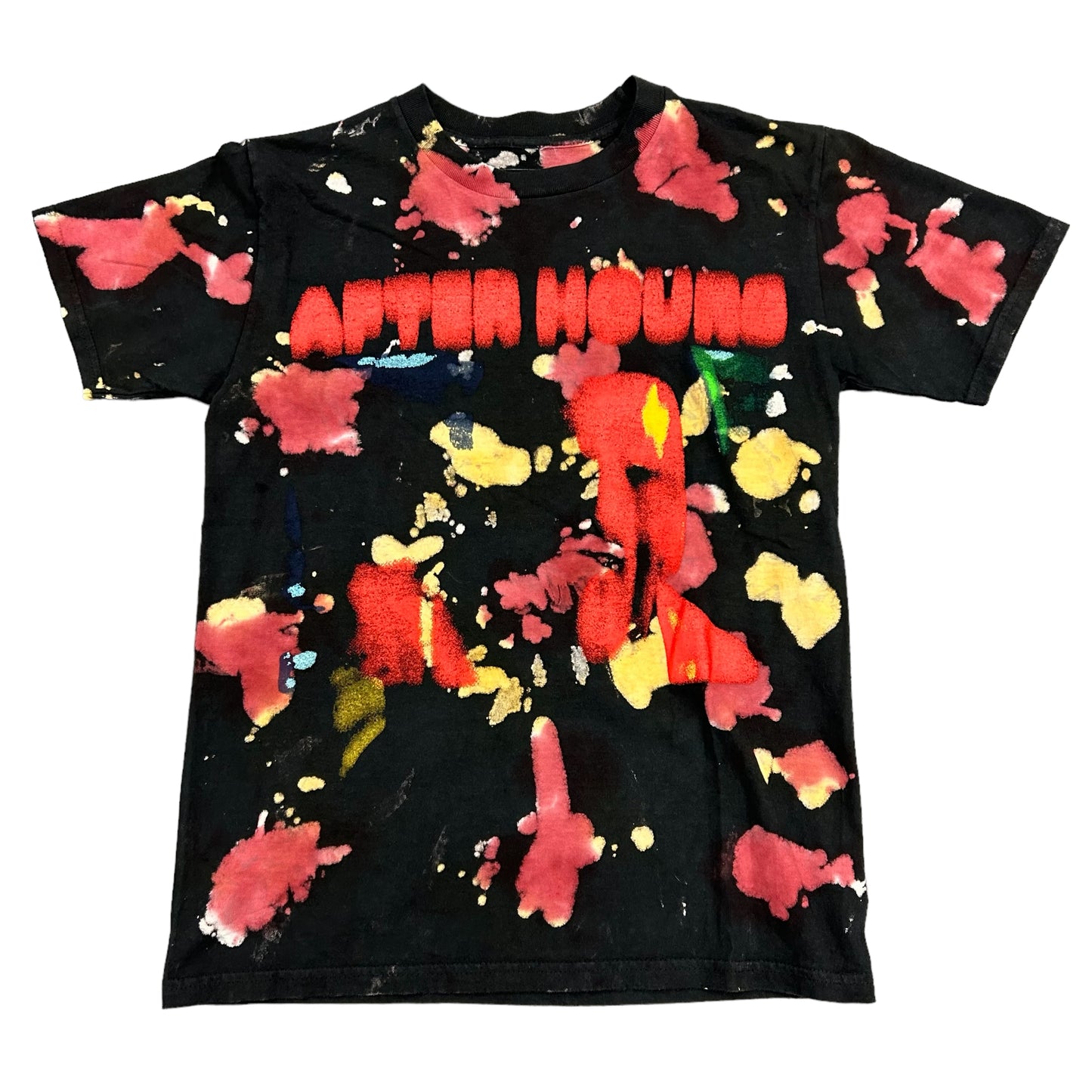 The Weeknd After Hours Red Splatter Black Tee