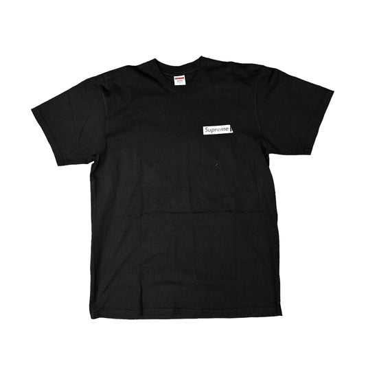 Supreme Think About World Black Tee