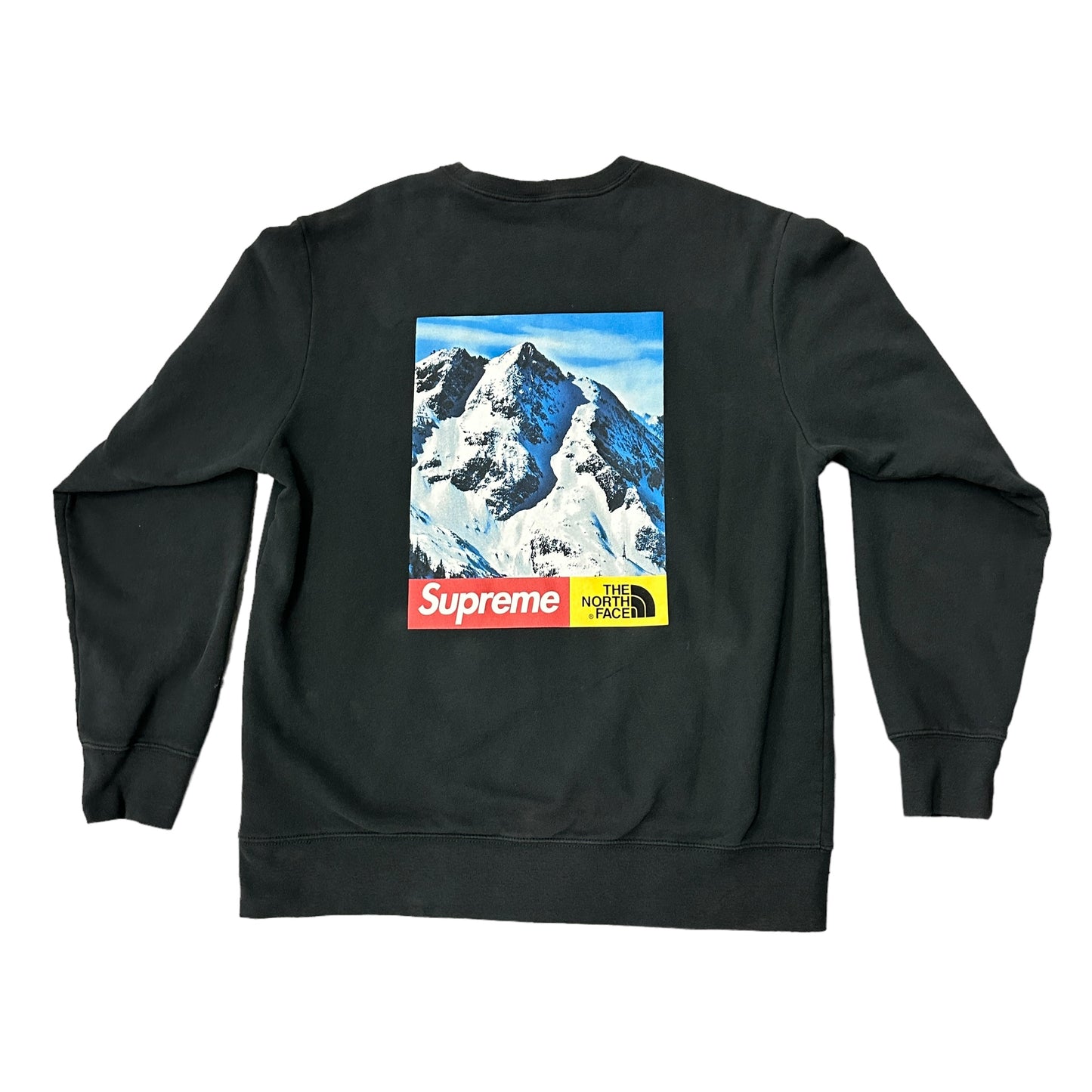 Supreme x The North Face Black Crewneck