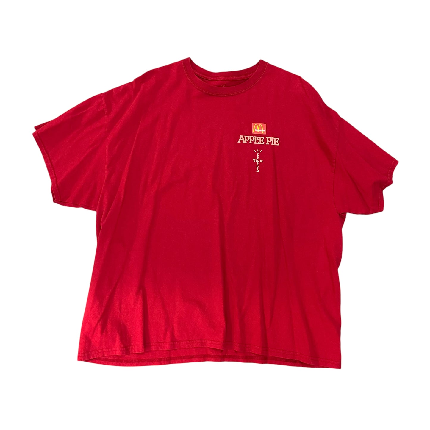 Travis Scott x McDonald’s Apple Pie Red Tee