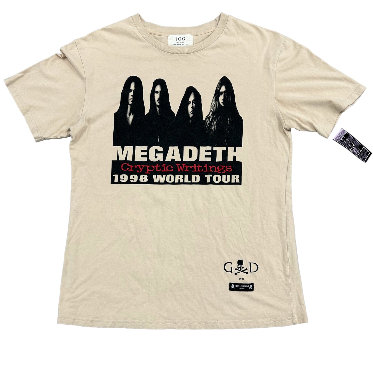 Fear Of God Megadeth Mastermind Creme Tee