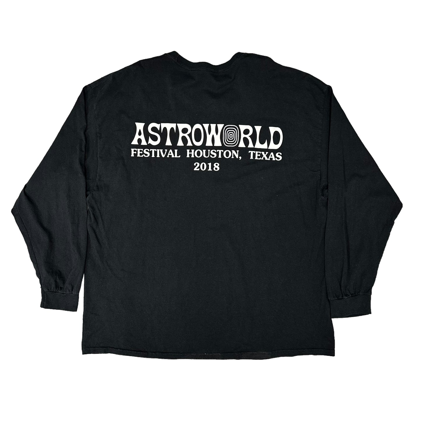 Travis Scott Astroworld Fest ‘18 Astronaut L/S Black Tee