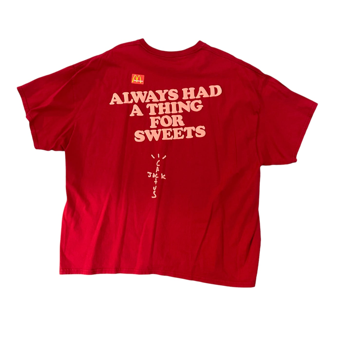 Travis Scott x McDonald’s Apple Pie Red Tee