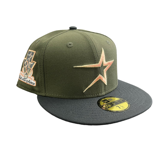 Astros Olive / Peach Hat