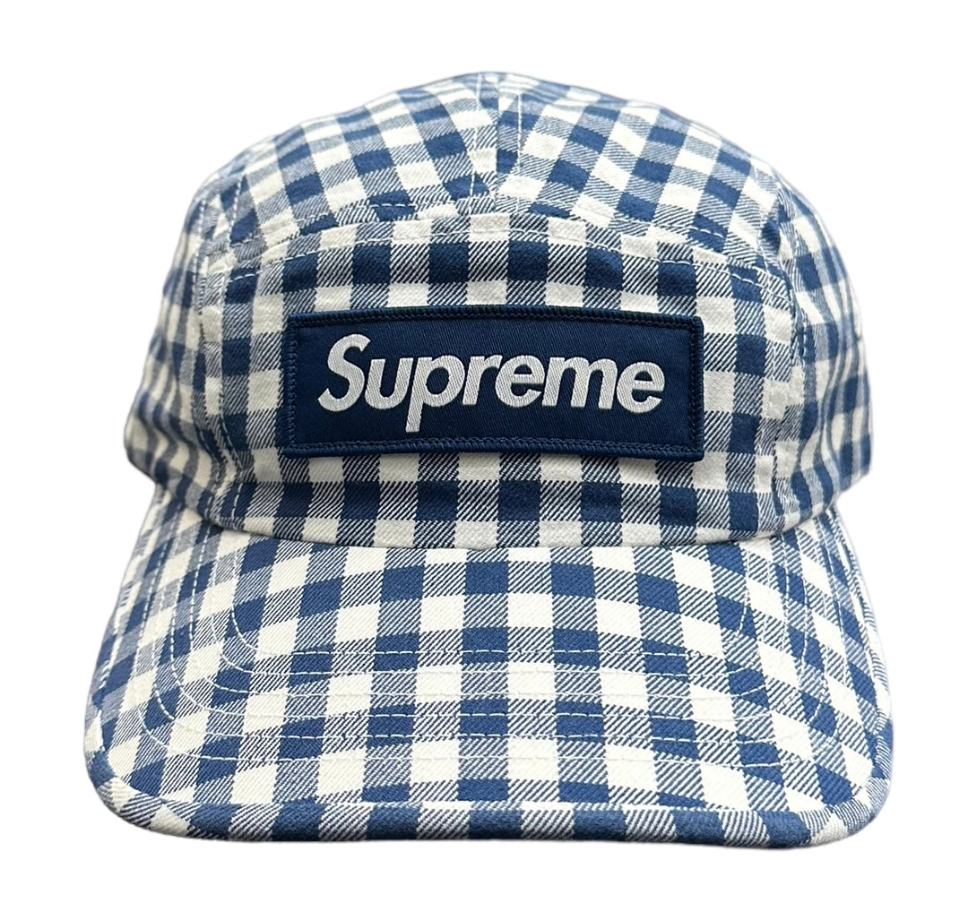 Supreme Plaid Blue Hat