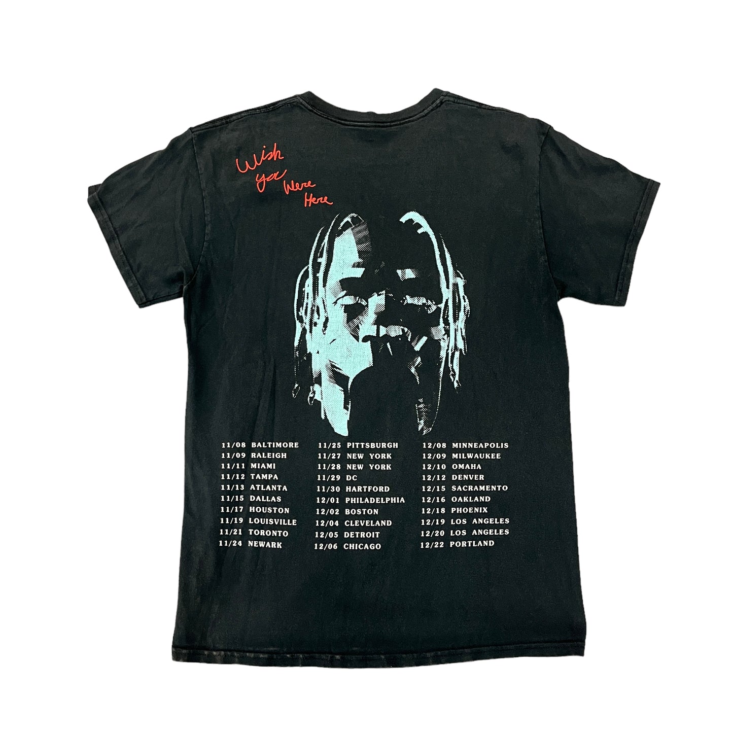 Travis Scott Astroworld Tour Inflatable Head Black Tee