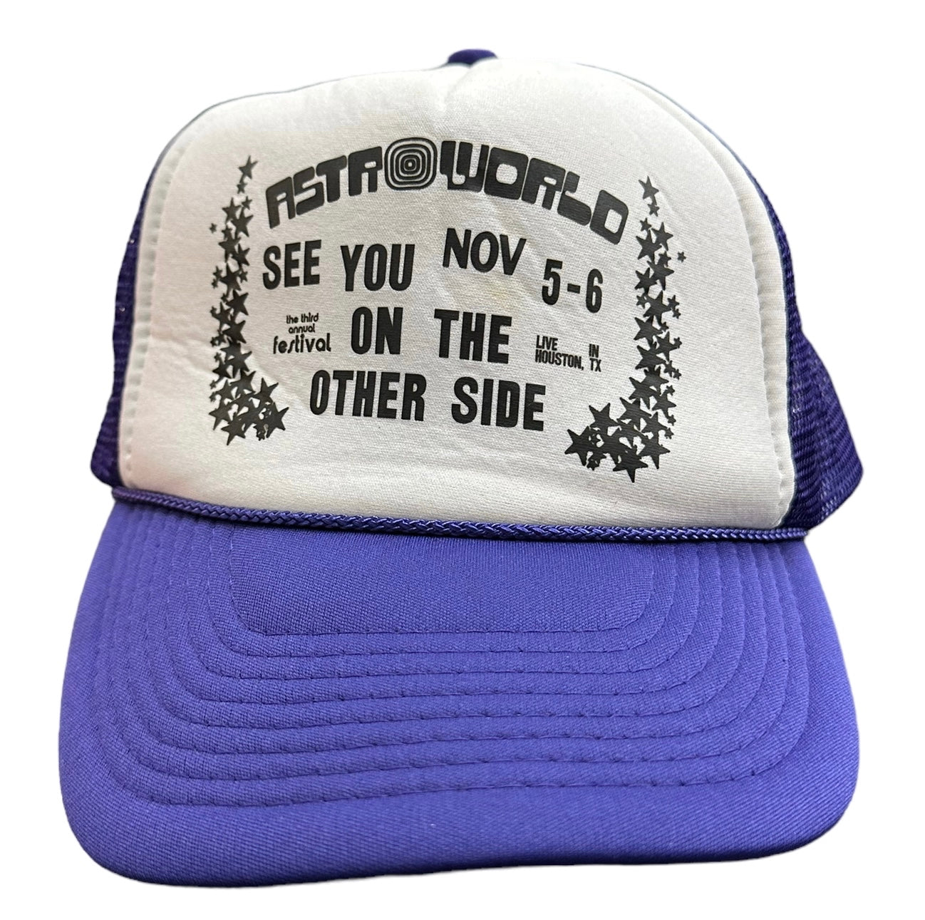 Astroworld Purple Mesh Hat