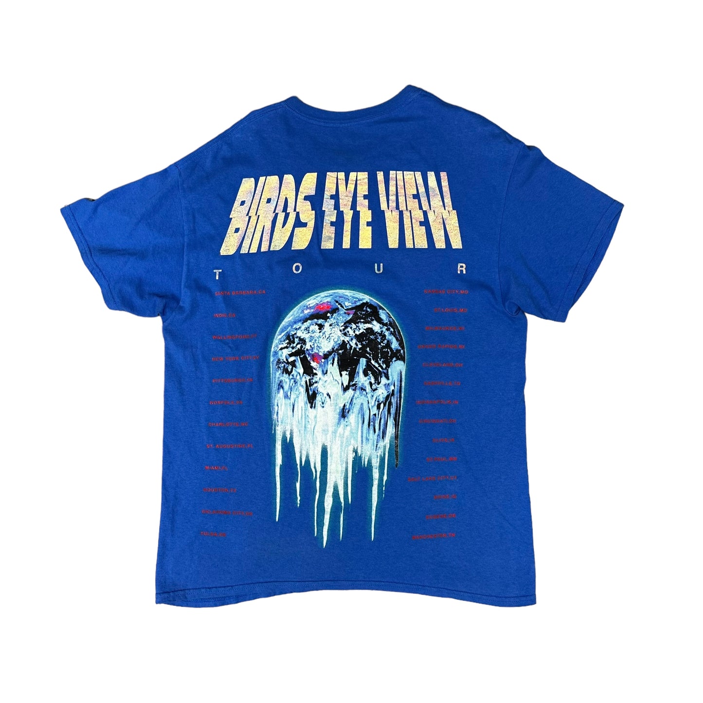 Travis Scott Birds Eye View Blue Tee