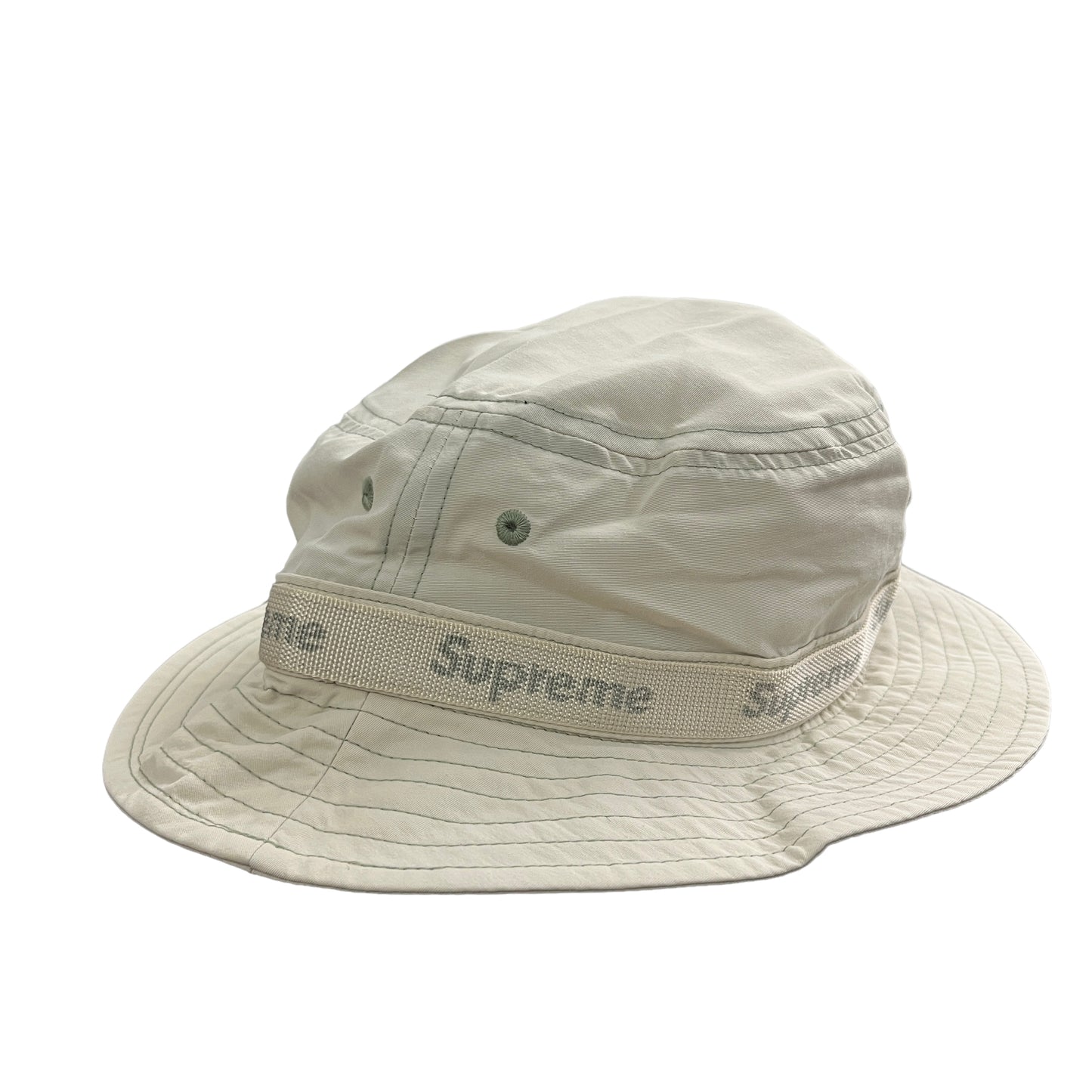 Supreme Webbing Crusher Bucket Hat “Cream”