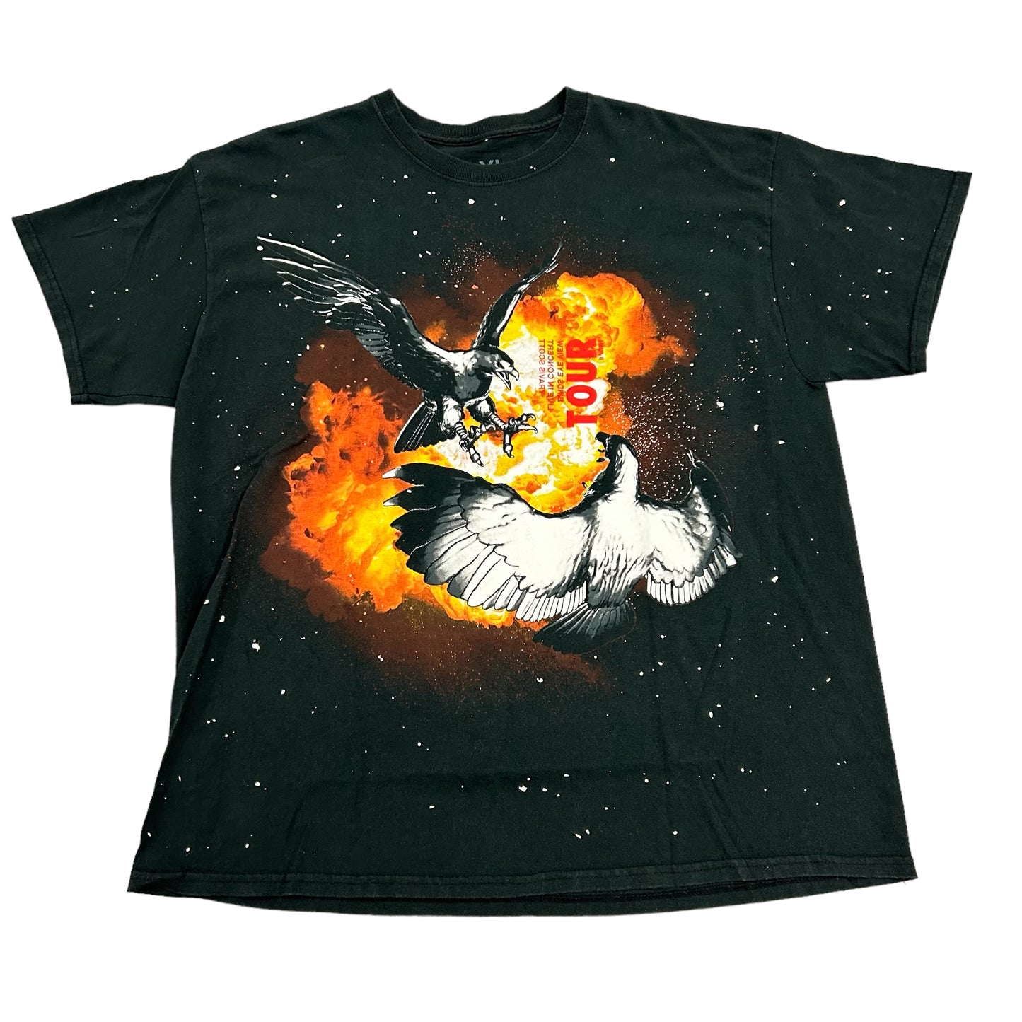 Travis Scott Birds Tour Flame Tee