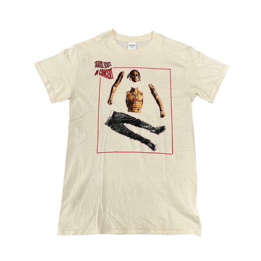 Travis Scott Action Figure Creme Tee