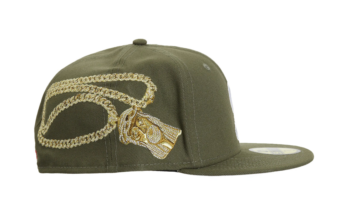 Supreme Jesus Piece S Logo New Era Hat “Olive”