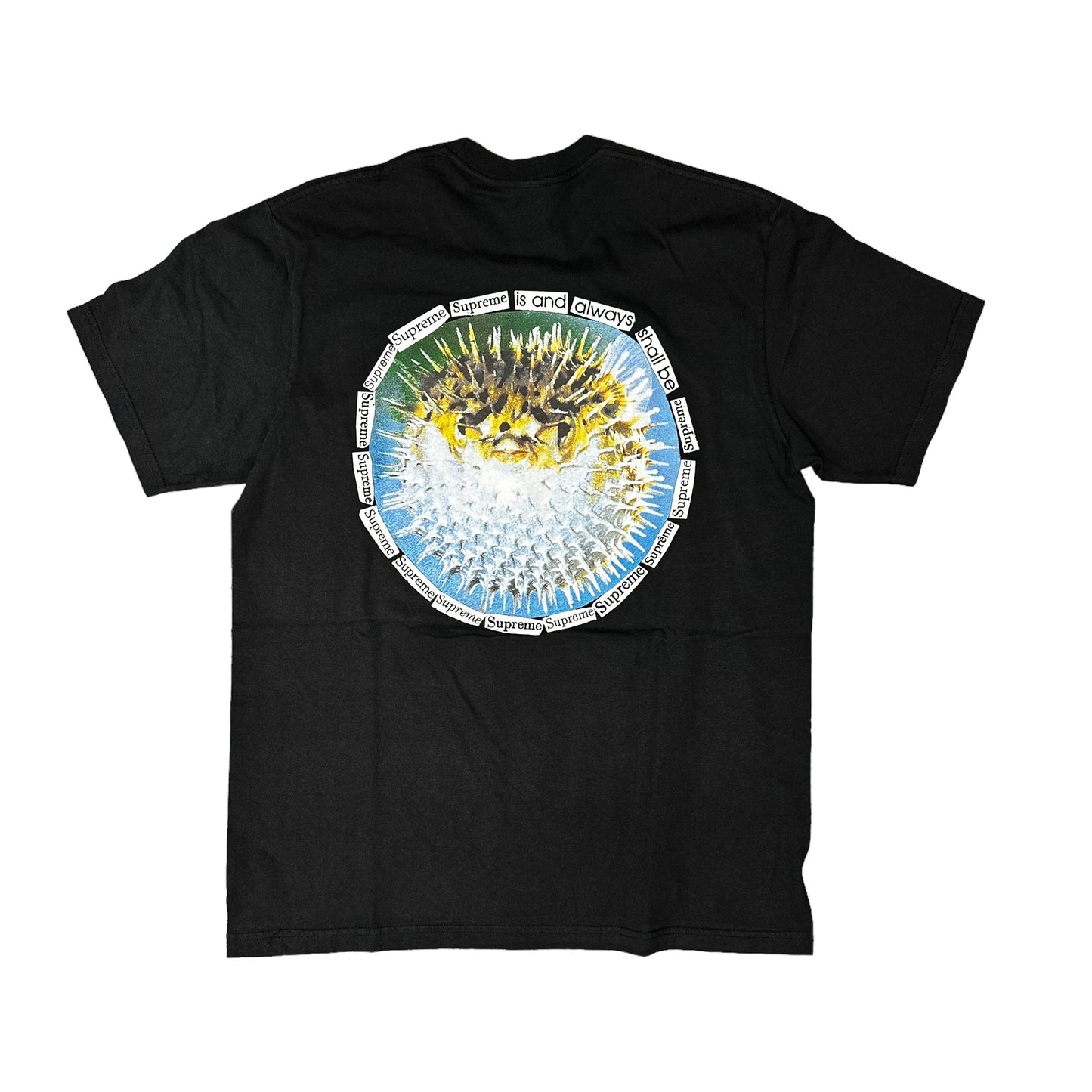 Supreme Pufferfish Black Tee