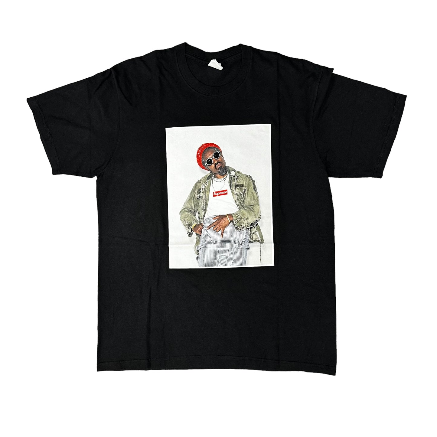 Supreme Andre 3000 Photo Black Tee