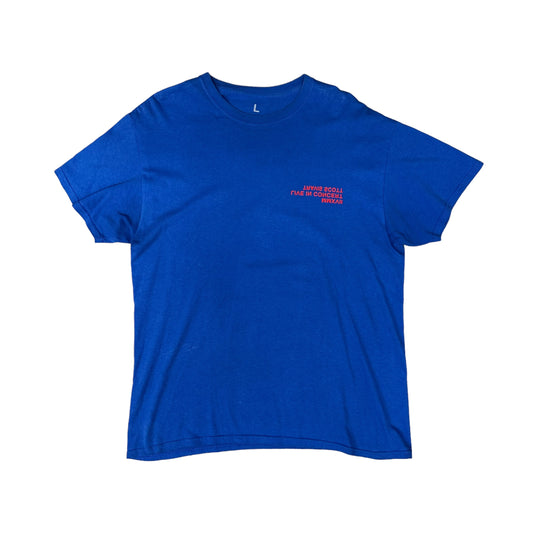 Travis Scott Birds Eye View Blue Tee