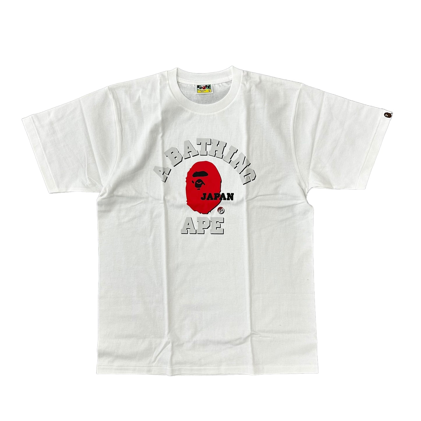 BAPE JAPAN COLLAGE WHITE TEE