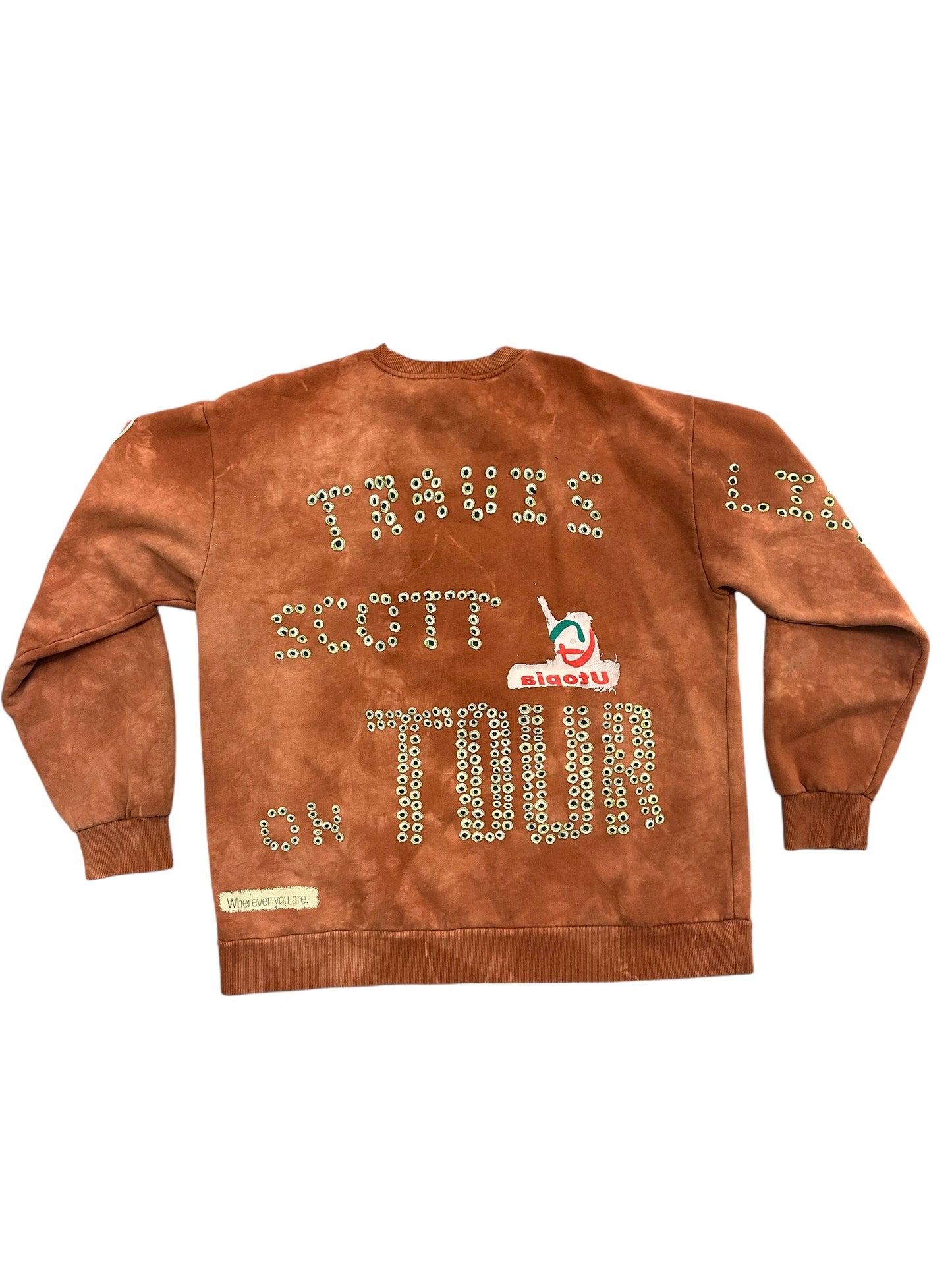 Travis Scott Utopia Orange Crewneck