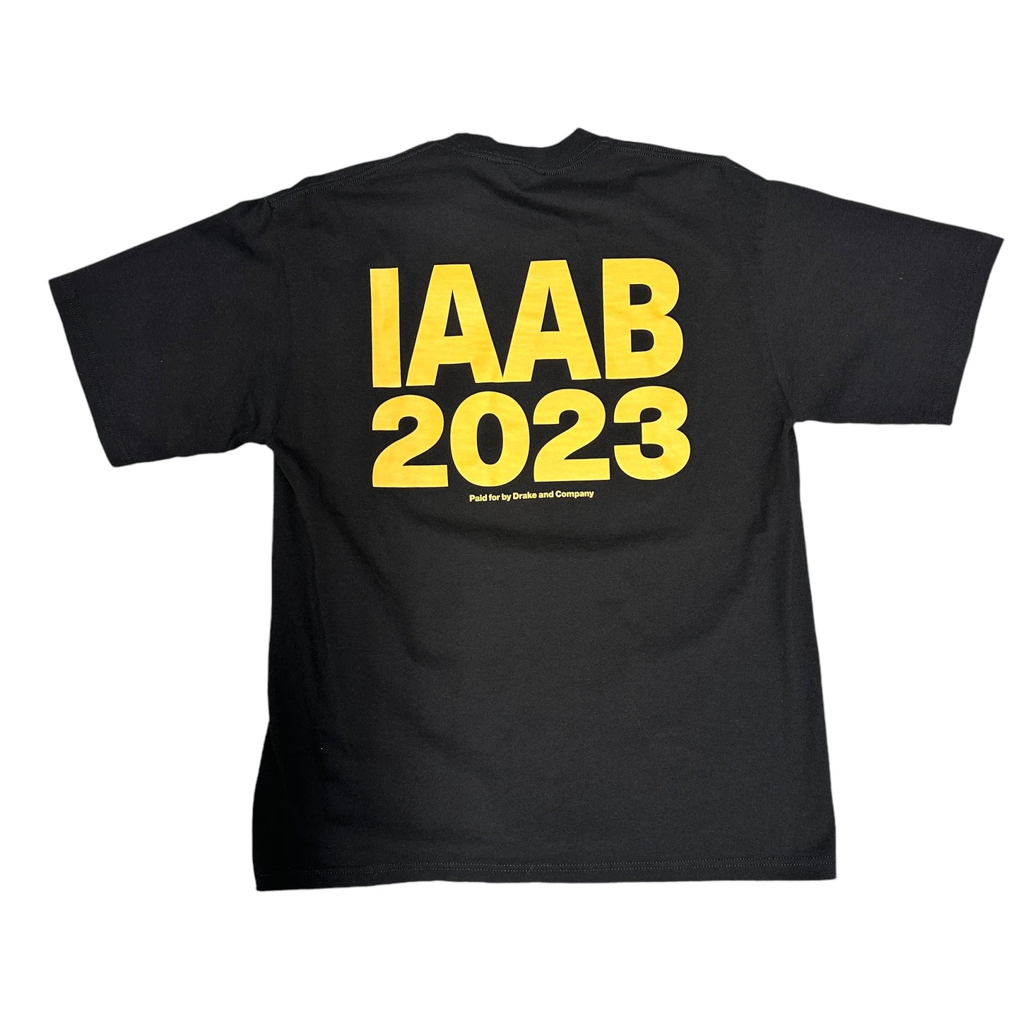 Drake IAAB 2023 Tour Black Tee