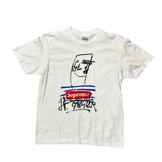 Supreme x Jean Paul Gaultier White Tee