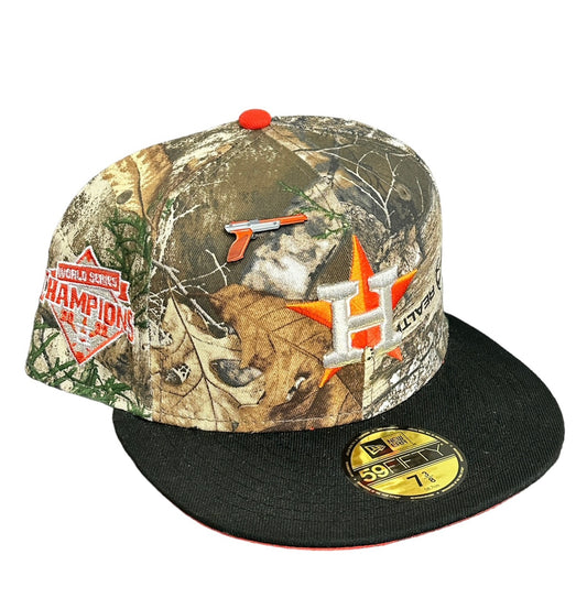 Houston Astros Orange Camo Hat