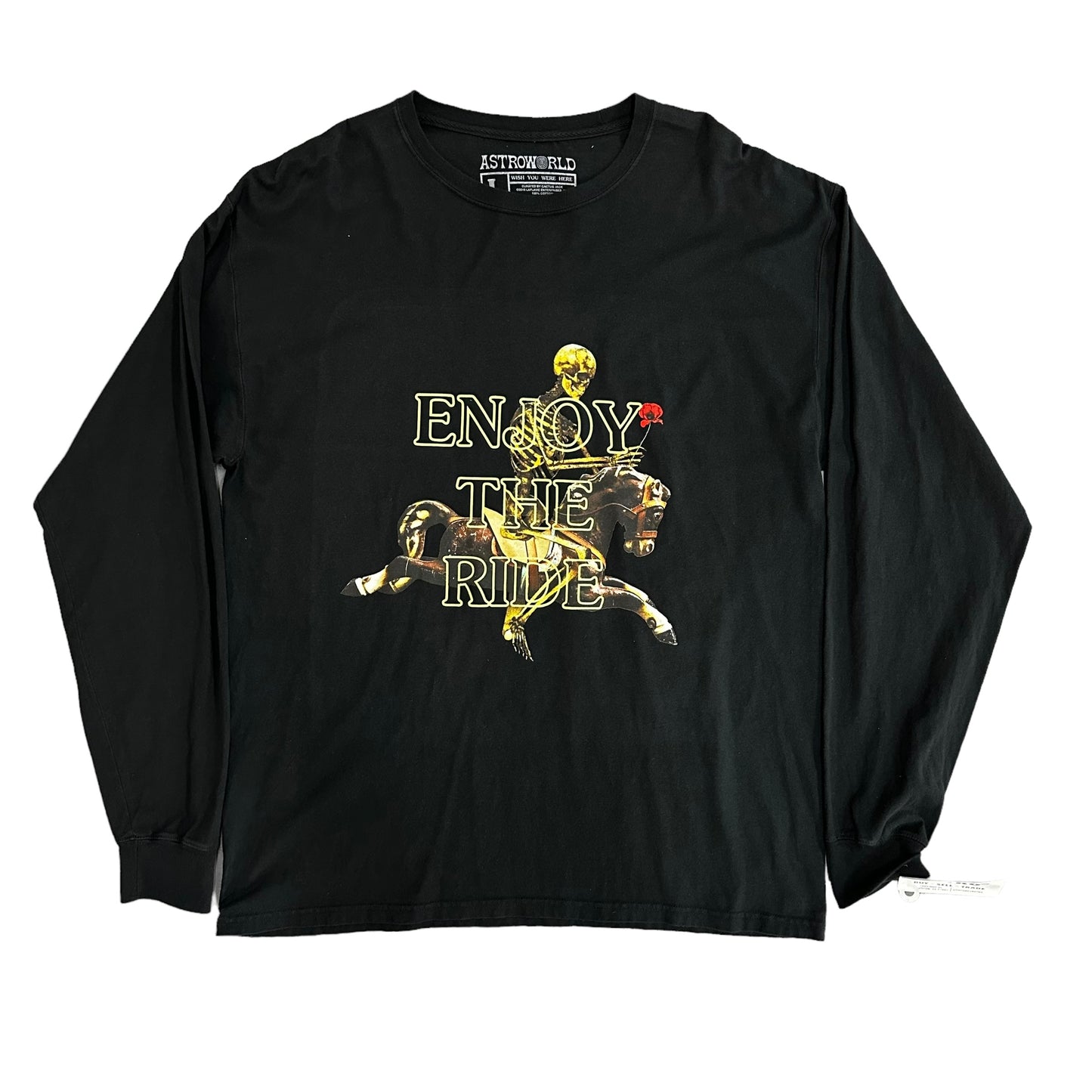 Travis Scott Astroworld Carousel Black L/S Tee