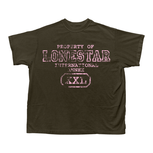 Lonestar Brown Tee