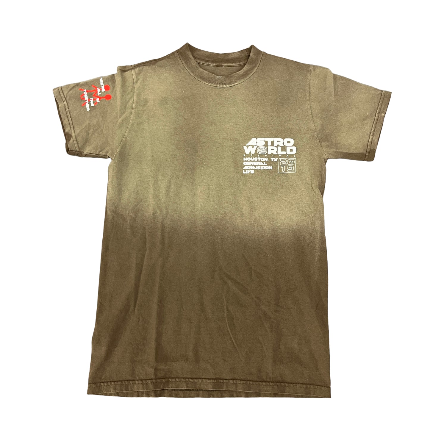 Travis Scott Astroworld Fest 2019 Green/Brown Tee