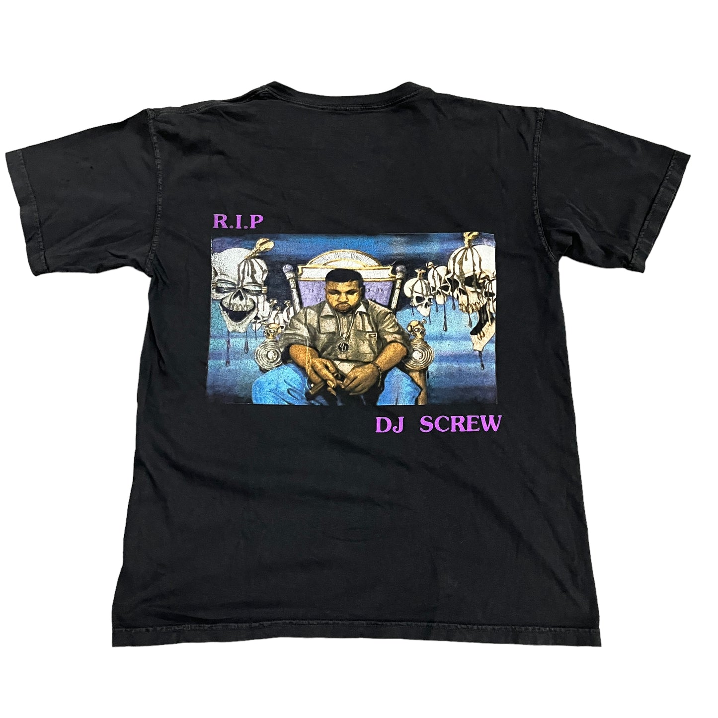 Travis Scott Astroworld DJ screw Black Tee