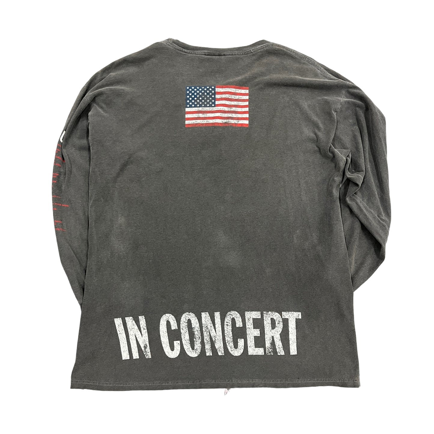 Travis Scott Rodeo USA Tour Grey L/S Tee