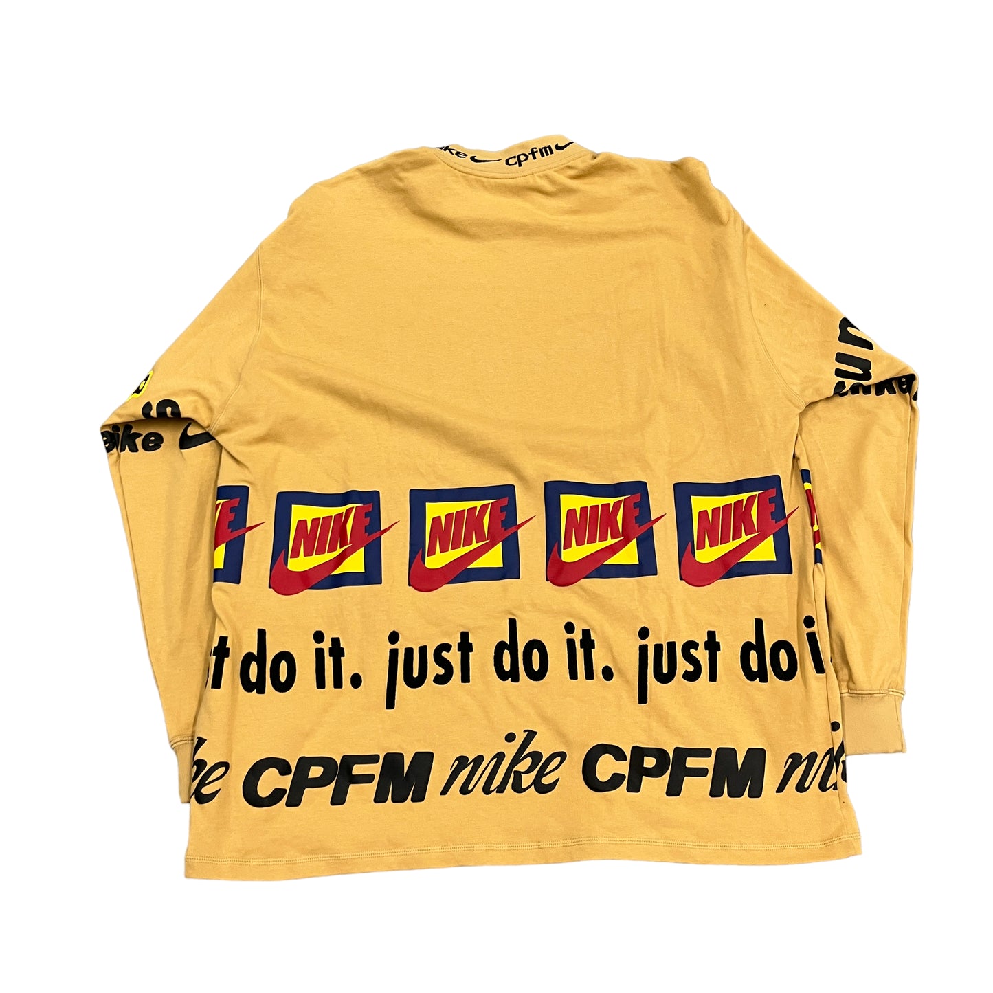 CPFM x Nike Logos Gold L/S Tee