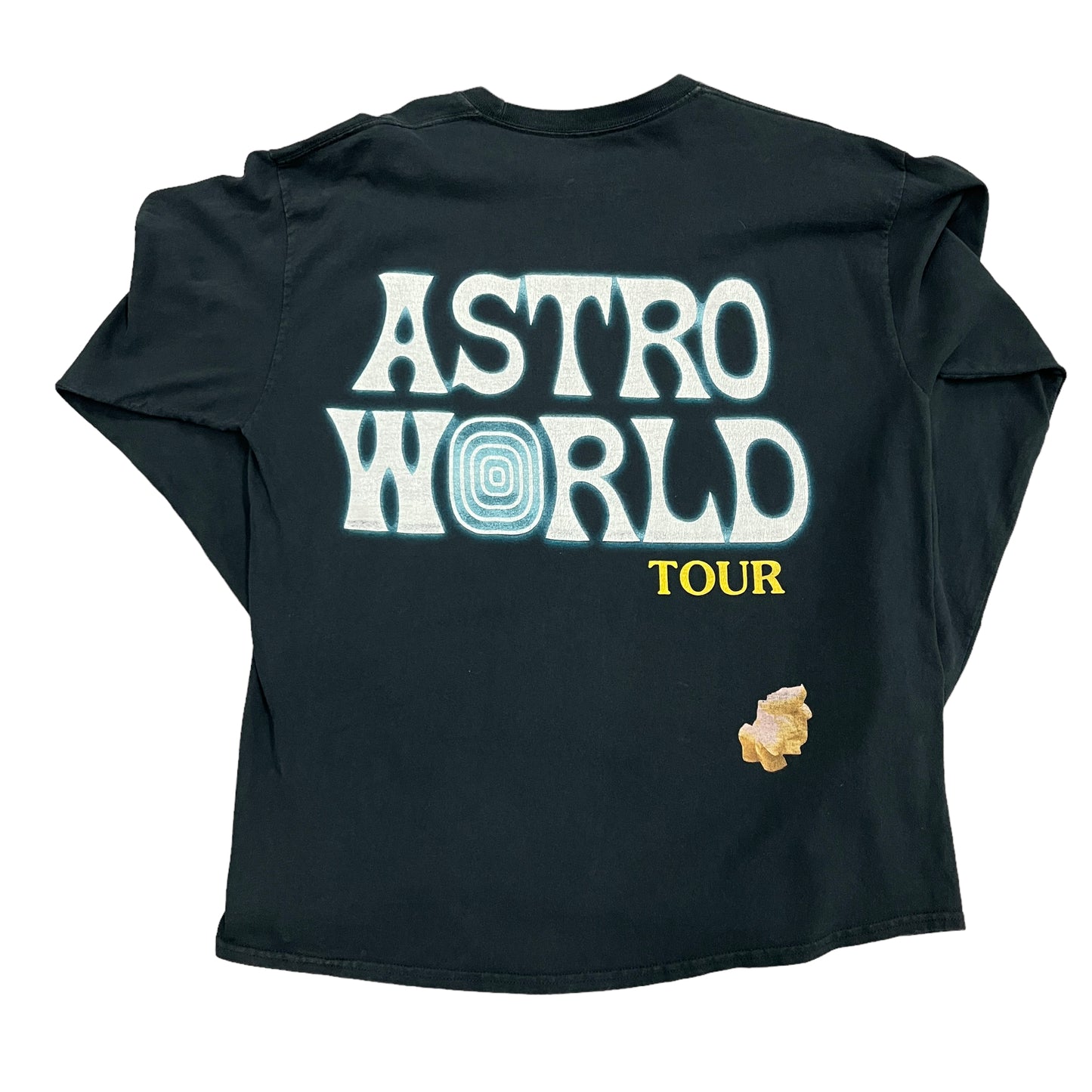 Travis Scott Astroworld Tour Popcorn Black L/S  Tee