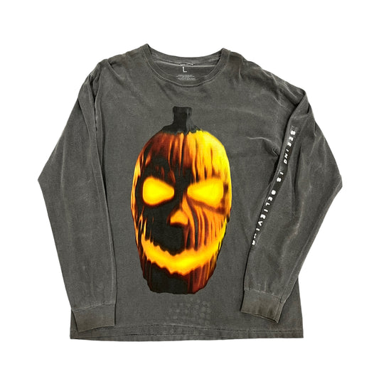 Travis Scott Halloween NY Pumpkin Sweet Dreams Grey L/S Tee