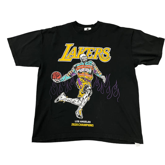 Warren Lotas Lakers Black Tee